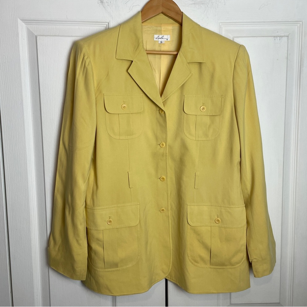 100% SILK JACKET Scandi Girl Chic